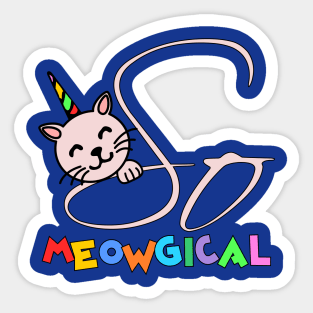 It's so Meowgical Sticker